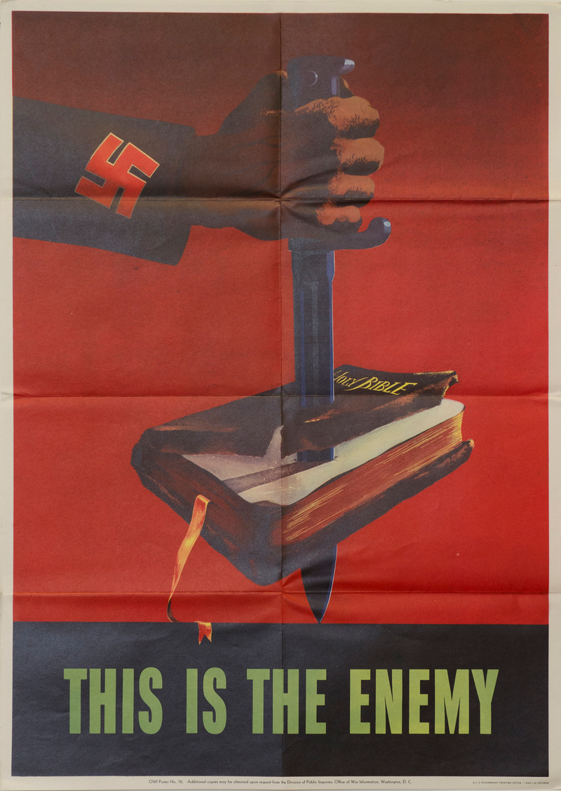 Illustration for article titled These Historic American WWII Posters Haven't Been Seen Since 1954